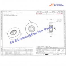 Escalator Parts 04401095 Roller