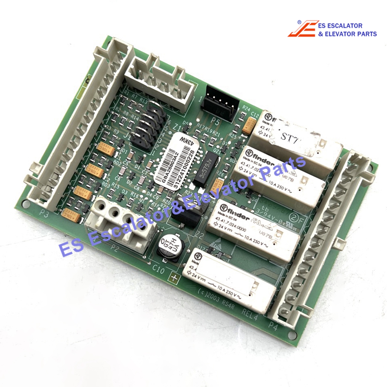 GAA26803A1 Elevator PCB Board RS4R Main Board Use For Otis