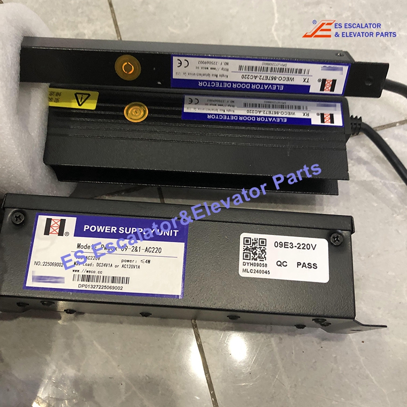 WECO-957E72-AC220 Elevator Light Curtain VDC:AC220V Max Load:DC24V 1A Or AC120V 1A Use For WECO