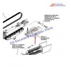 GO456BG2 Escalator Handrail Roller