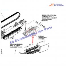 GAA456DG2-W Escalator Handrail Roller