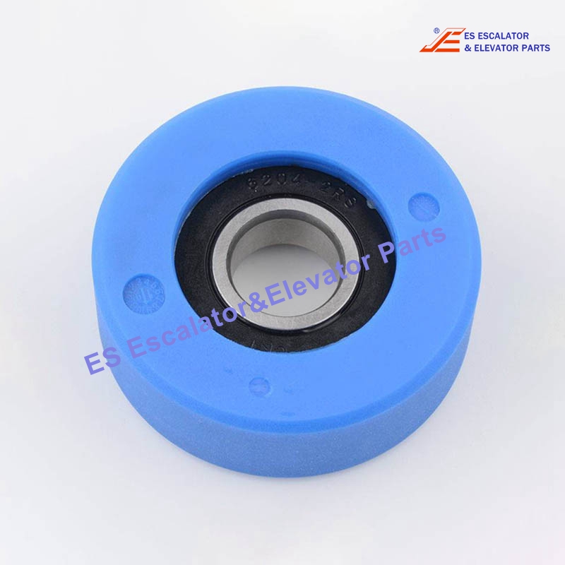 FJWH-1 Escalator Roller 75mm x 23.5mm ID:20mm Bearing 6204 Use For Fujitec