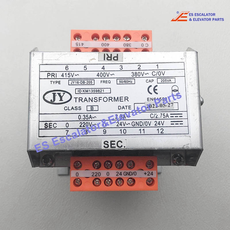 KM1359821 Escalator Transformer 205VA 400/220VAC/24VAC/24VDC Use For Kone