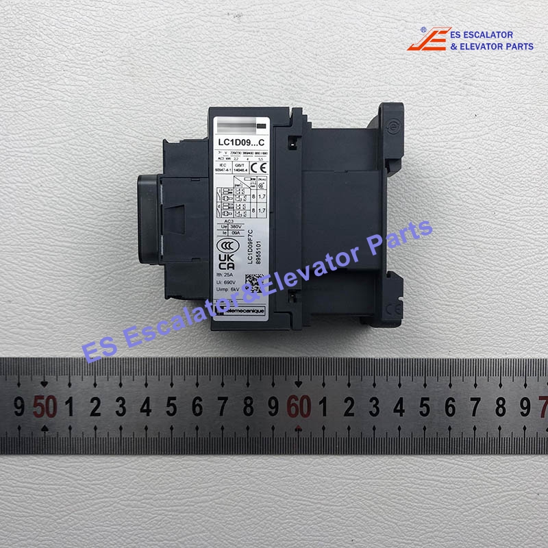 LC1D09F7C Elevator Contactor Ith:25A Ui:690V Uimp:6KV Use For Schneider