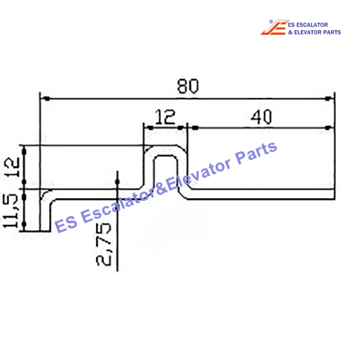 50012 Escalator Handrail Guide TL-D-37 Use For Otis