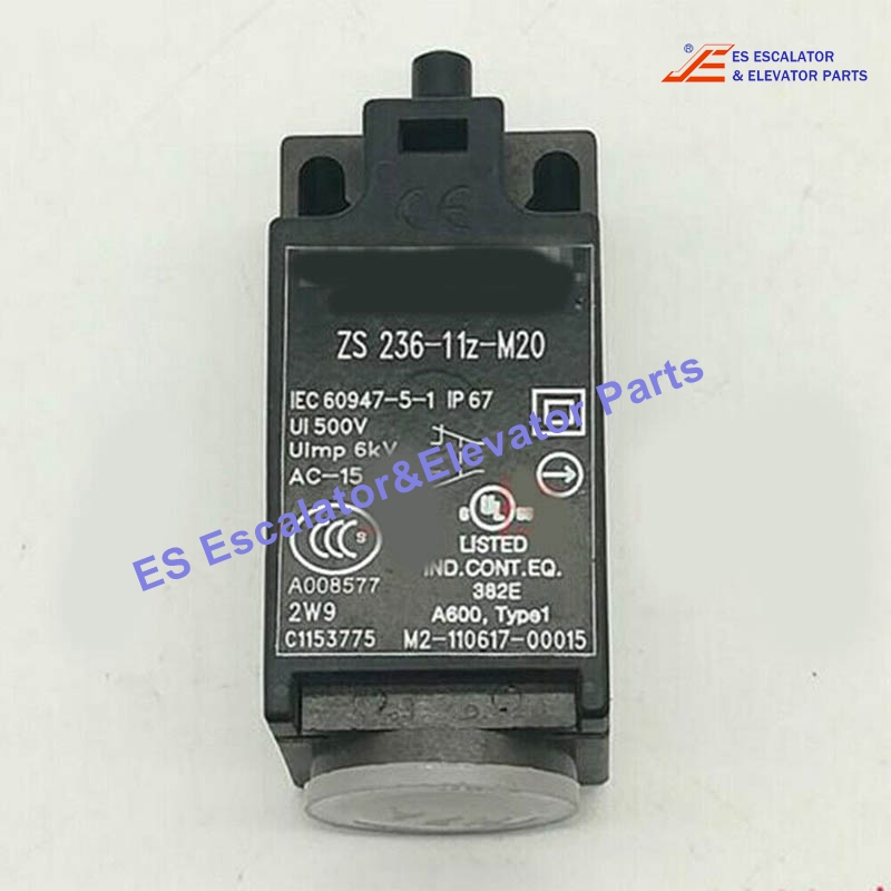 ZS 236-11Z Elevator Limit Switch Ui:500V AC-15 230VAC 4A 6KV Use For Schmersal