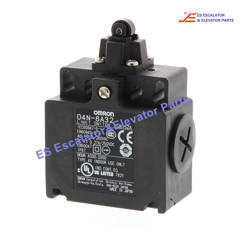 D4N-8A32 Elevator Limit Switch AC-15 3A/240VAC Use For Omron