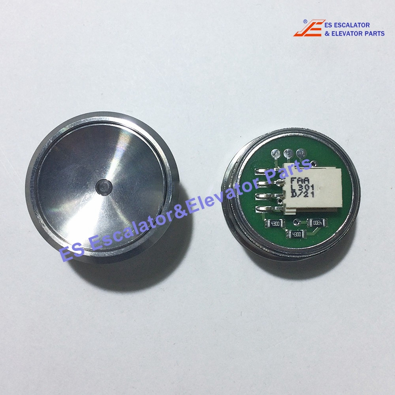 FAA25090L301 Elevetor Push Button Round Unpolished Stainless Steel Dot Color Red Use For Otis
