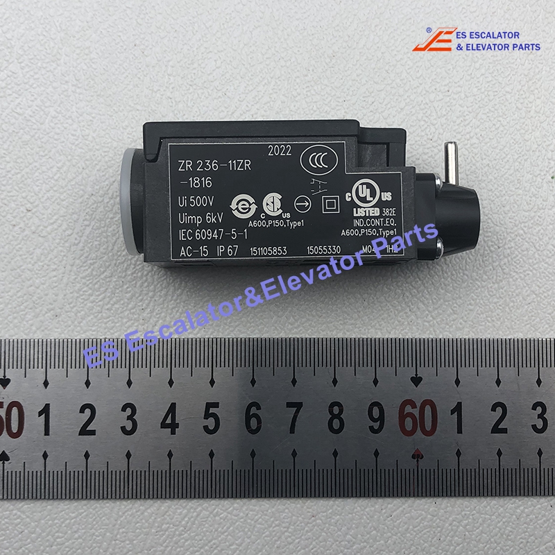ZR 236-11ZR-1816 Elevator Limit Switch Ui:500V Uimp:6KV Use For Schmersal