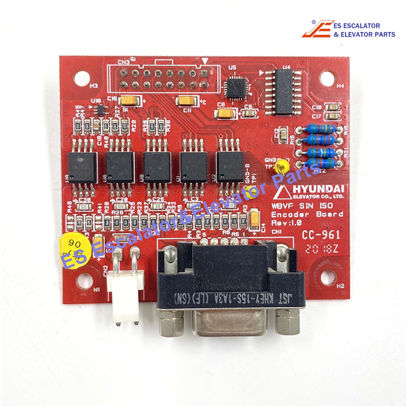 WBVF SIN ISO Elevator Encoder Board PCB Color: Red Use For Hyundai