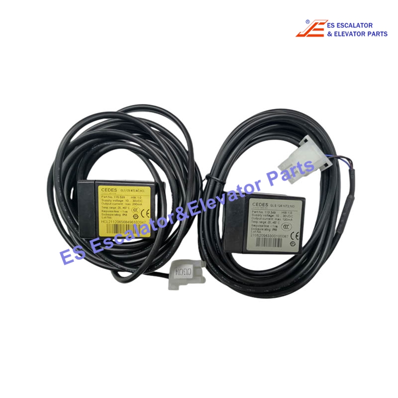 GLS 126 NT-HCL Elevator Leveling Sensor SmartFET output NPN, NC logic, 3.5 m connecting cable Use For CEDES