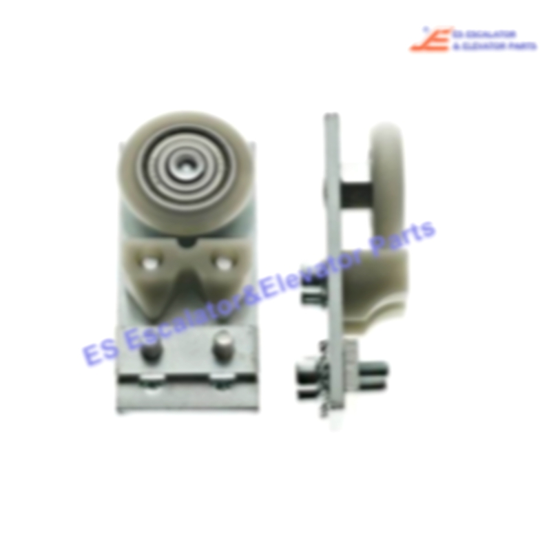 231012 Elevator Roller QKS8 With Straight Hanger And Derailing Protection