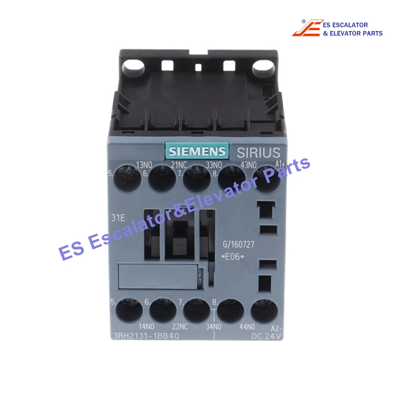 3RH2131-1BB40 Elevator Contactor Relay 3 NO+1 NC 24 VDC Use For Siemens