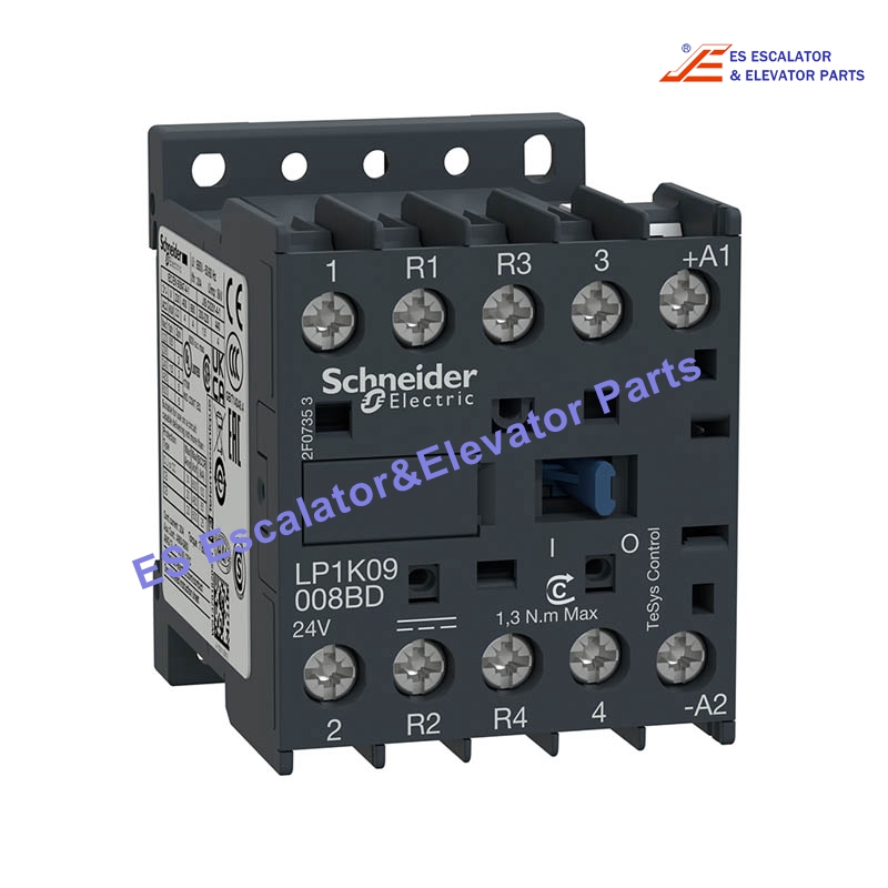 LP1K09008MD Elevator Contactor 4P (2NO/2NC) AC-1 440V 20A 220V DC Coil Use For Schneider