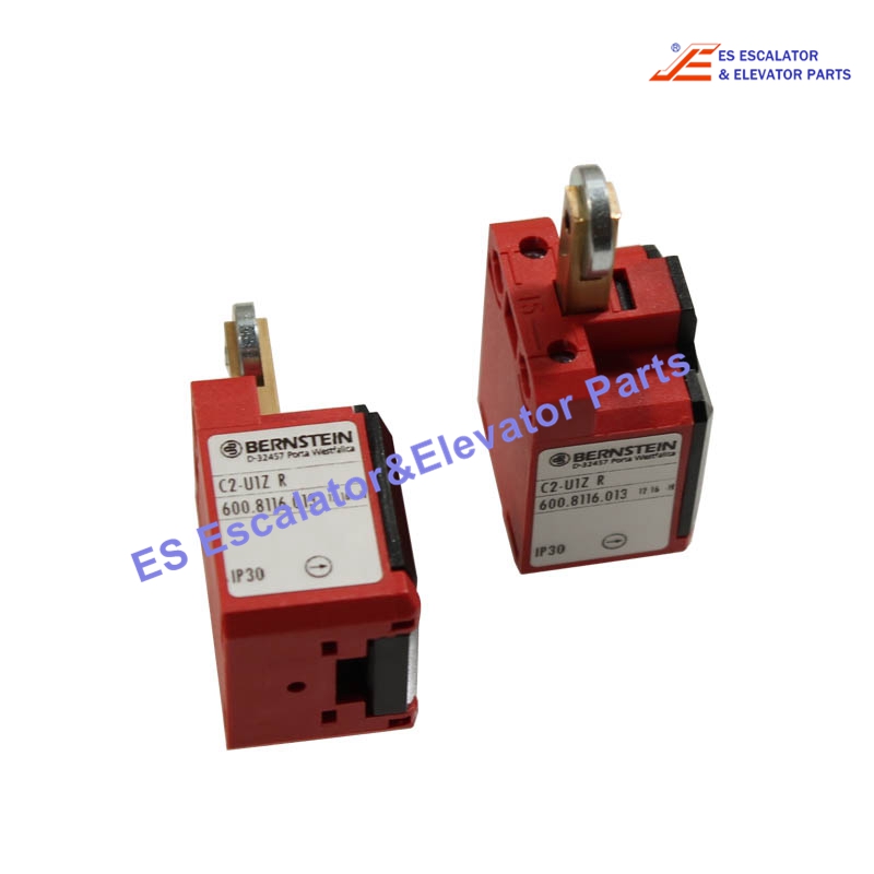600.8116.013 Elevator Safety Switch C2-U1Z R Auto-reset Sslow Contact With Roller d=10 mm (1NC+1NO) Use For Bernstein