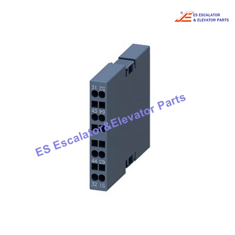 3RH2921-2DA11 Elevator Auxiliary Switch Lateral 1 NO+1 NC Current Path 1 NC,1 NO for 3RH and 3RT Spring-type terminal R:31/32,43/44 L:51/52,63/64 Use For Siemens