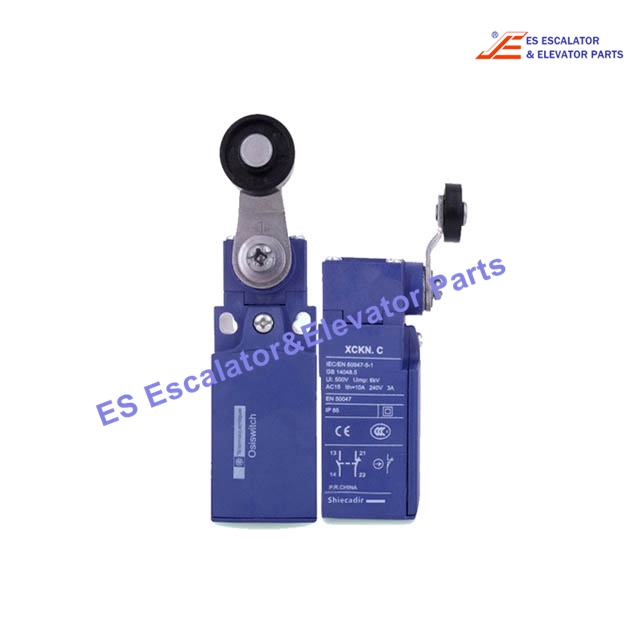 XCKN2121P20C Elevator Limit Switch XC Standard, XCKN, thermoplastic plastic roller lever plung. Hor, 1NC+1 NO, snap, M20 Use For Schneider