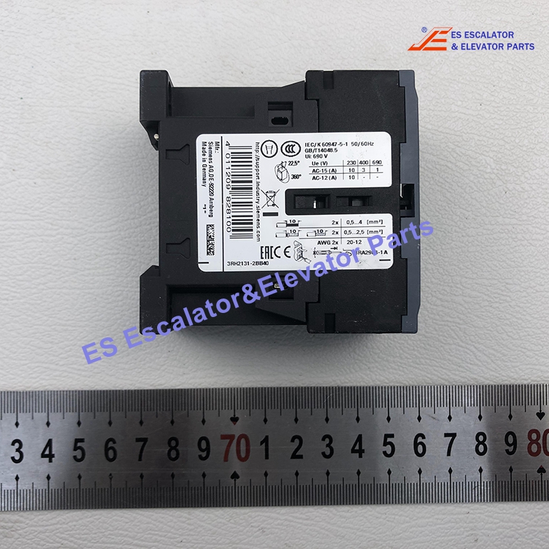 3RH2131-2BB40 Elevator Contactor Relay 3NO+1NC 24VDC Size S00 Use For Siemens