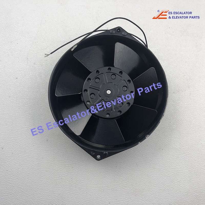 W2S130-AA03-01 Elevator Fan AC Axial 230VAC Ø150x55mm 350m3/h 53dBA Ball Bearing Use For Kone