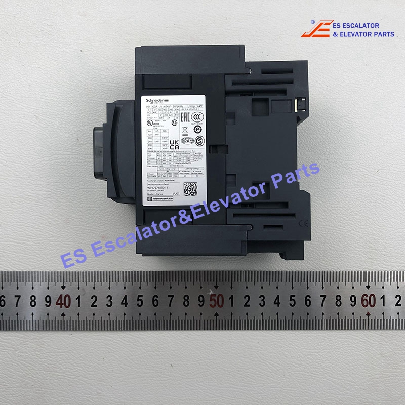 LC1D40AFD Elevator Contact 3P(3 NO) AC-3 <= 440V 40A - 110V DC Standard Coil Use For Schneider