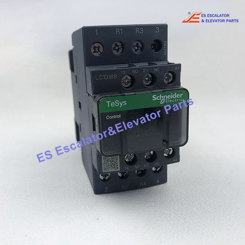 LC1D188M7 Elevator Contactor 4P(2 NO + 2 NC)-AC-1-<= 440 V 32 A-220 V AC coil Use For Schneider