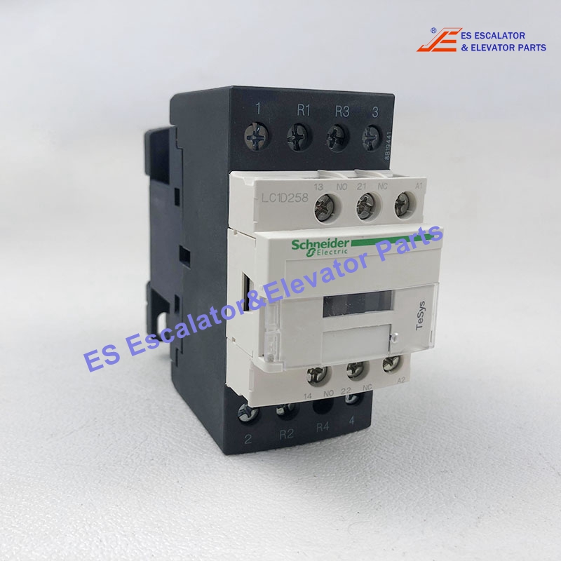 LC1D258M7 Elevator Contactor 40 A 220 VAC Coil 2NO + 2NC 40 A Use For Schneider