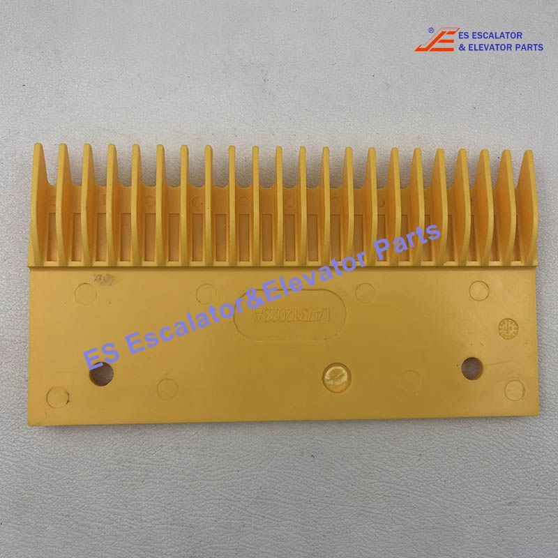 L47312022A Escalator Comb Plate Yellow 22 Teeth 200x108mm Use For Otis