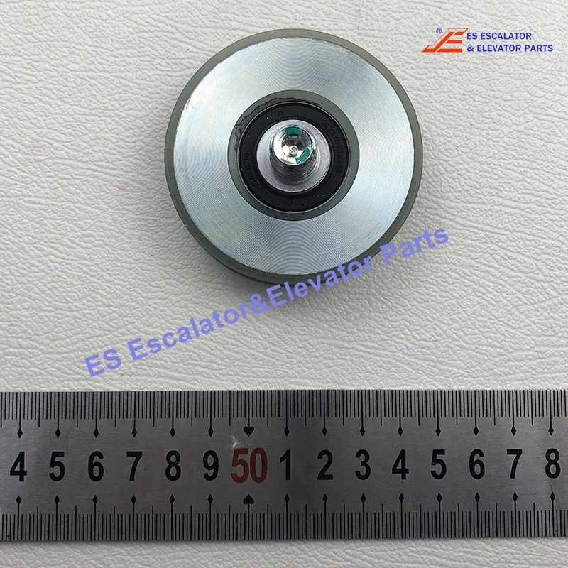 PFR.8400.00000 Elevator Upper Guide Pulley Roller With Centric Axis d=66/58mm w=14/10mm Axis L=11.5mm / M12 Use For Fermator