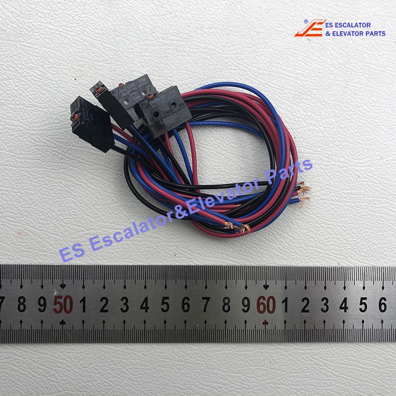 D2SW-3MS Elevator Basic Switch  Current Rating: 3 A Voltage Rating AC: 125 VAC Voltage Rating DC: 30 VDC Operating Force: 1.8 N Use For Omron