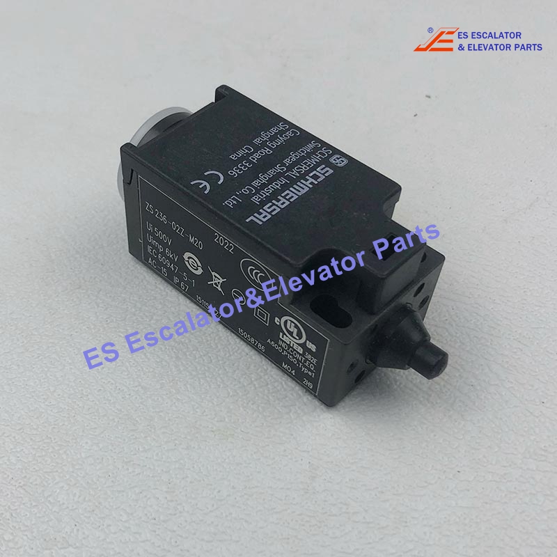 ZS 236-02z-M20 Elevator Basic Switch Ui:500V Uimp:6KV Current:15A Use For Omron
