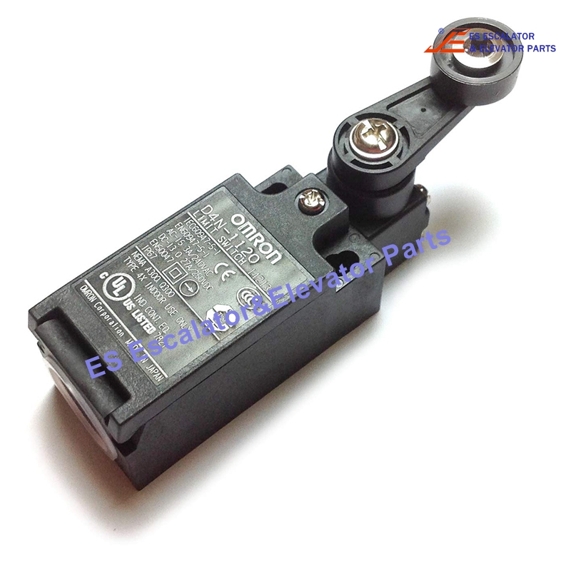 D4N-1120 Elevator  Limit switch  64x31x30mm R 26mm Ø17.5mm 10A max. 240V AC max. 250V DC Use For Omron