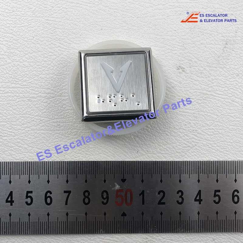 A4J18481 Elevator  Push Button Show Red Light Size:34.1mm Use For Other