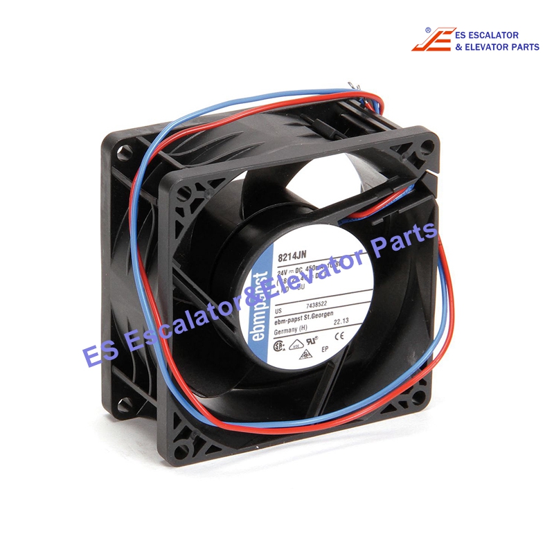 8214JN Elevator Fan 80x80x38mm 24VDC 77.7CFM 10.8W 55dBA 8400RPM Use For Other