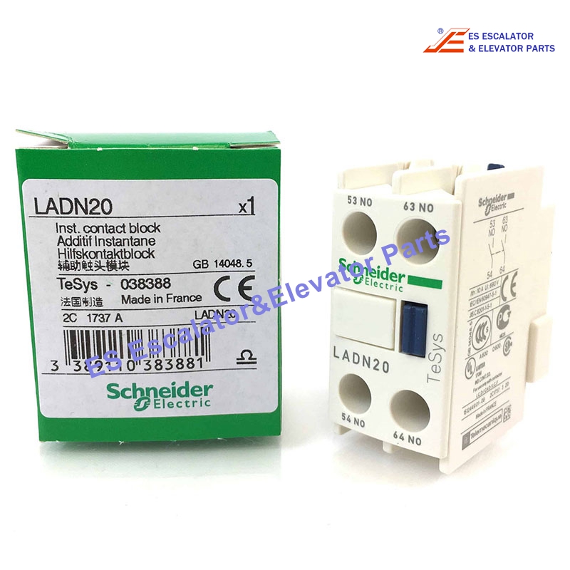 LADN20 Elevator Auxiliary Contact Block Use For Schneider