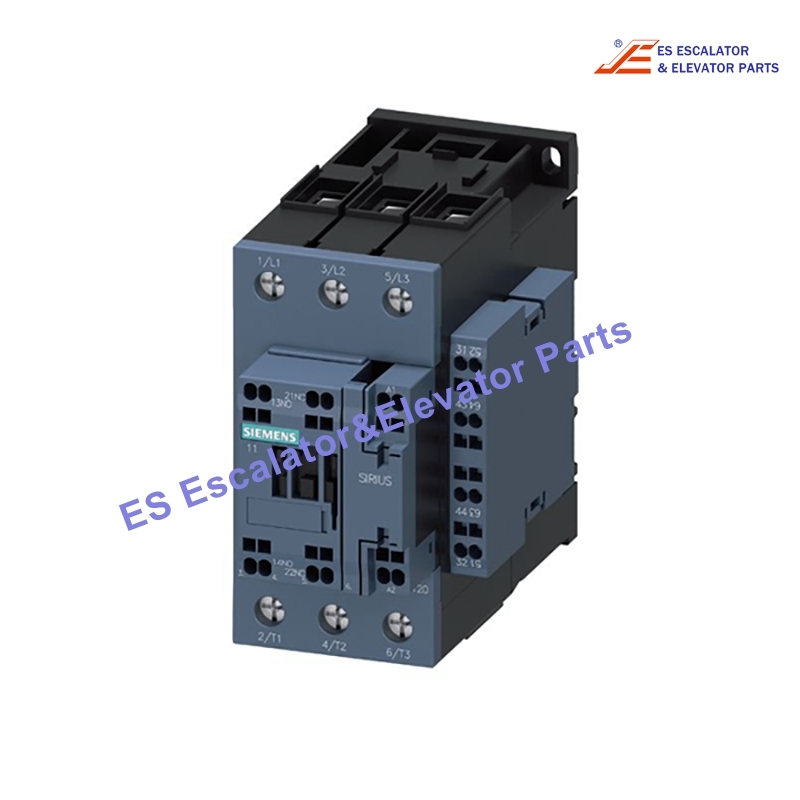 3RT2035-3AF06 Elevator Power Contactor AC-3 40A 18.5KW/400V 2NO+2NC 110VAC 50HZ 3-Pole Use For Siemens