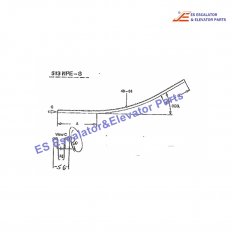 GAA402BRK22 Escalator Handrail Guide Rail