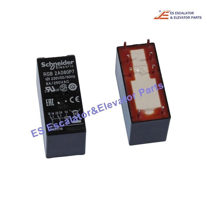 RSB2A080P7 Elevator Relay Voltage:230VAC Current:8A Use For Schneider