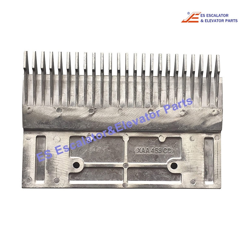 XAA453CD5 Escalator Comb Plate Length:206mm Width:139mm 24T Left AluminumUse For Otis