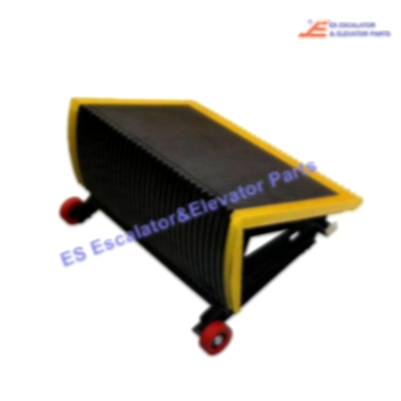 50626486 Escalator Step CPL Black 1000 With Yellow Frame