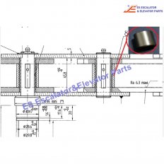 Escalator Step Chain Roller