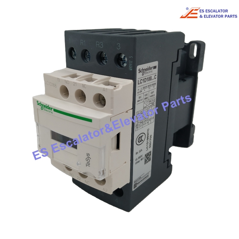 LC1D188M7C Elevator Contactor 220 V AC 50/60 Hz Use For Schneider