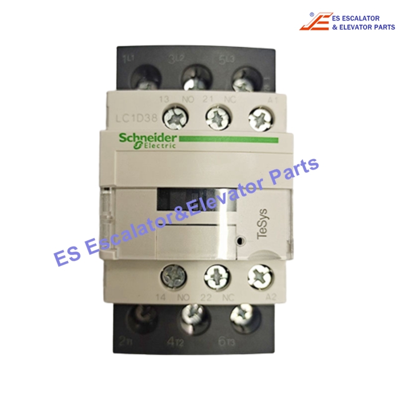 LC1D38M7 Elevator Contactor 3P(3 NO) AC-3/AC-3e <= 440V 38A 220VAC 50/60Hz Coil Use For Schneider