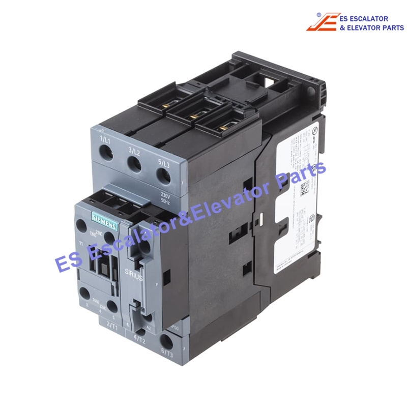 3RT2035-1AP00 Elevator Power Contactor AC-3 40A 18.5 KW/400V 1NO+1NC 230VAC 50HZ 3-Pole Size S2 Screw Terminal Use For Siemens
