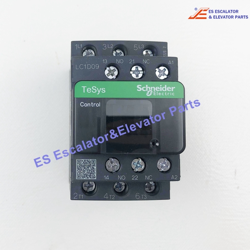 LC1D09P7C Elevator Contactor AC-3/AC-3e <=440V 9A 230VAC Use For Schneider