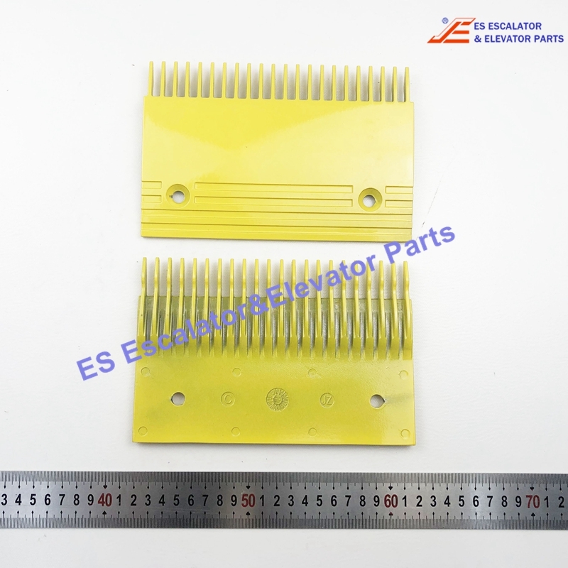 KM5130667H02 Escalator Comb Yellow Powder Coated Use For Kone