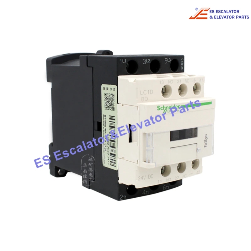 LC1D09FDC Elevator Contactor 3P(3NO) AC-3/AC-3e <=440V 9A 110V DC coil Use For Schneider
