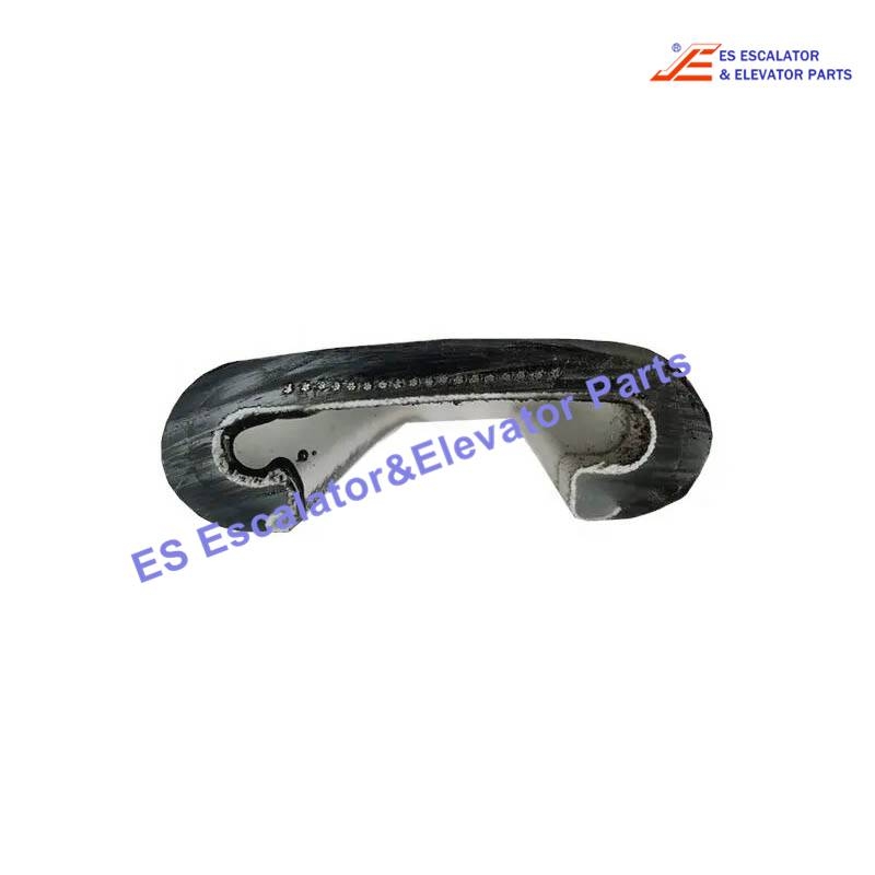 KM50014773H01 Escalator Handrail 7838FWNX Black Narrow Flat EHC Use For Kone