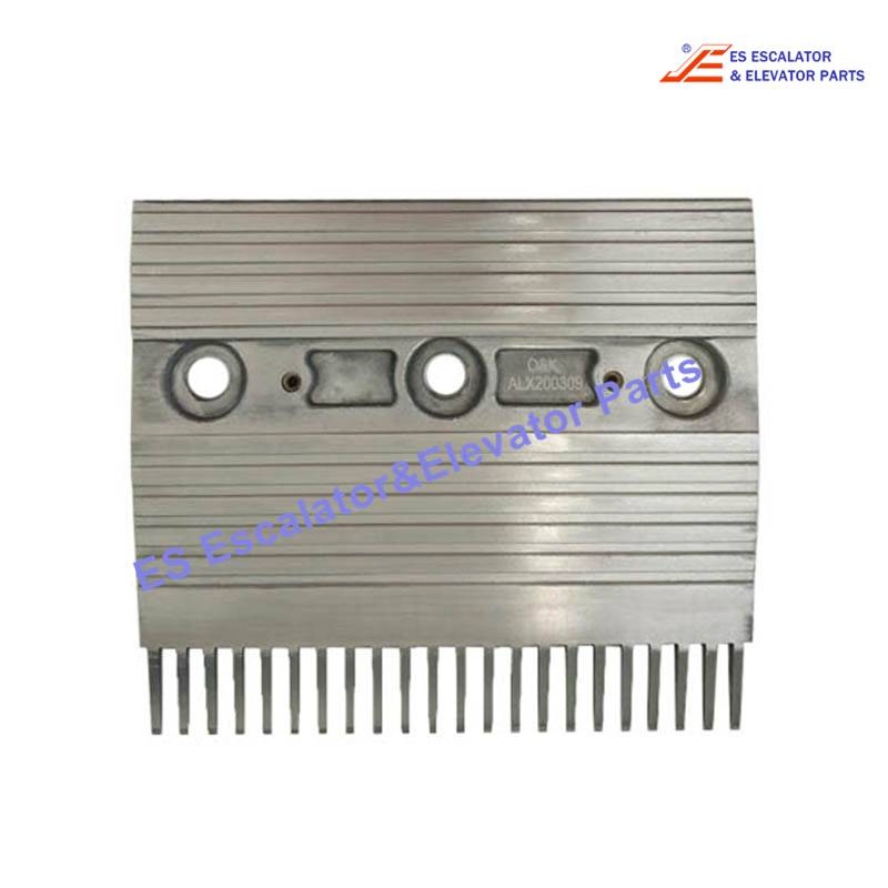 DEE1718890 Escalator Comb Plate Aluminum 22T 201.5MM ECO 3000 Use For Kone