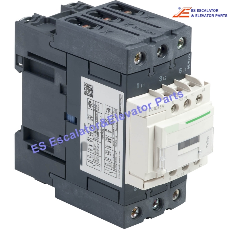 LC1D65AM7 Elevator Contactor 220Vac 50/60Hz Use For Other