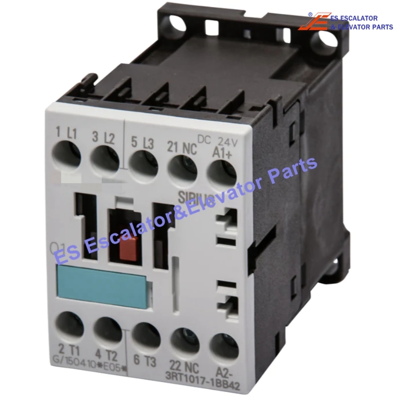 3RT1017-1BB42 Elevator Power Contactor 12A 5.5Kw 400V 24Vdc Use For Siemens